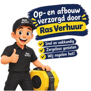 Op- en afbouw ontzorgd springkussen groot Op- en afbouw ontzorgd springkussen groot