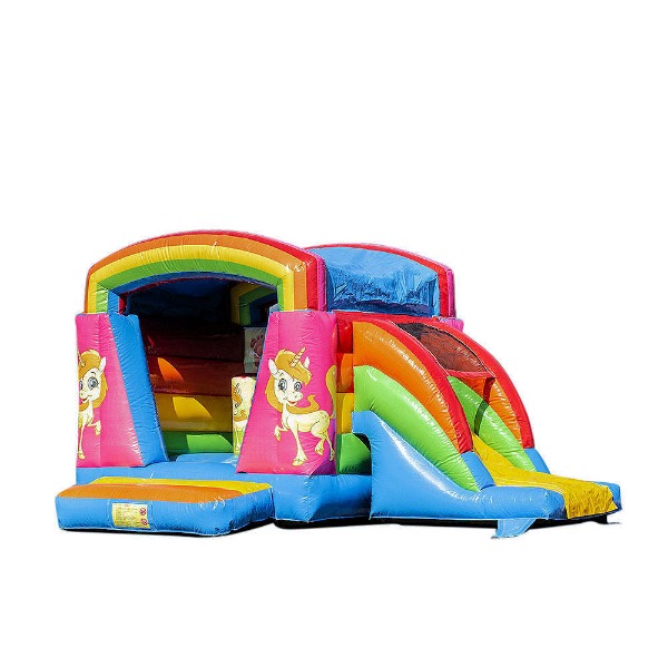 voorkant-springkussen-unicorn-klein unicorn-springkussen-klein-goedkoop-huren